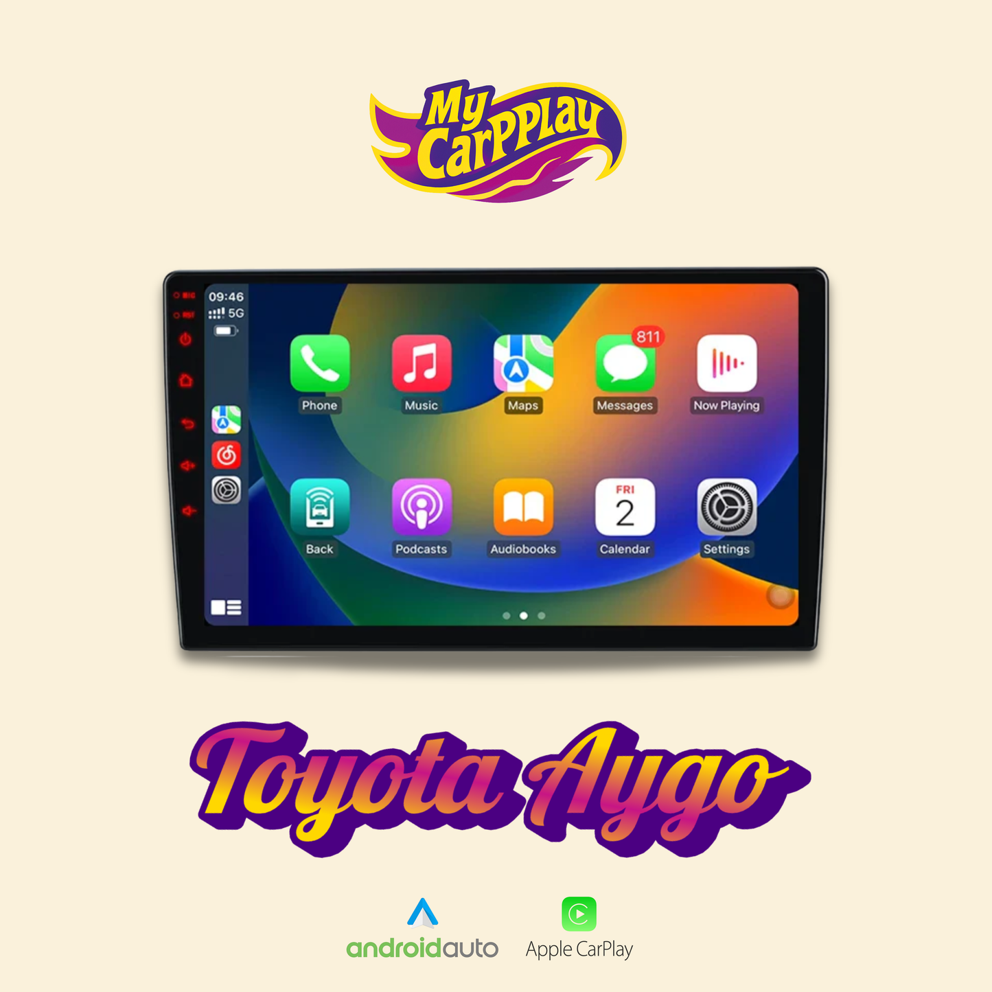 CarPlay Toyota Aygo 2005-2014