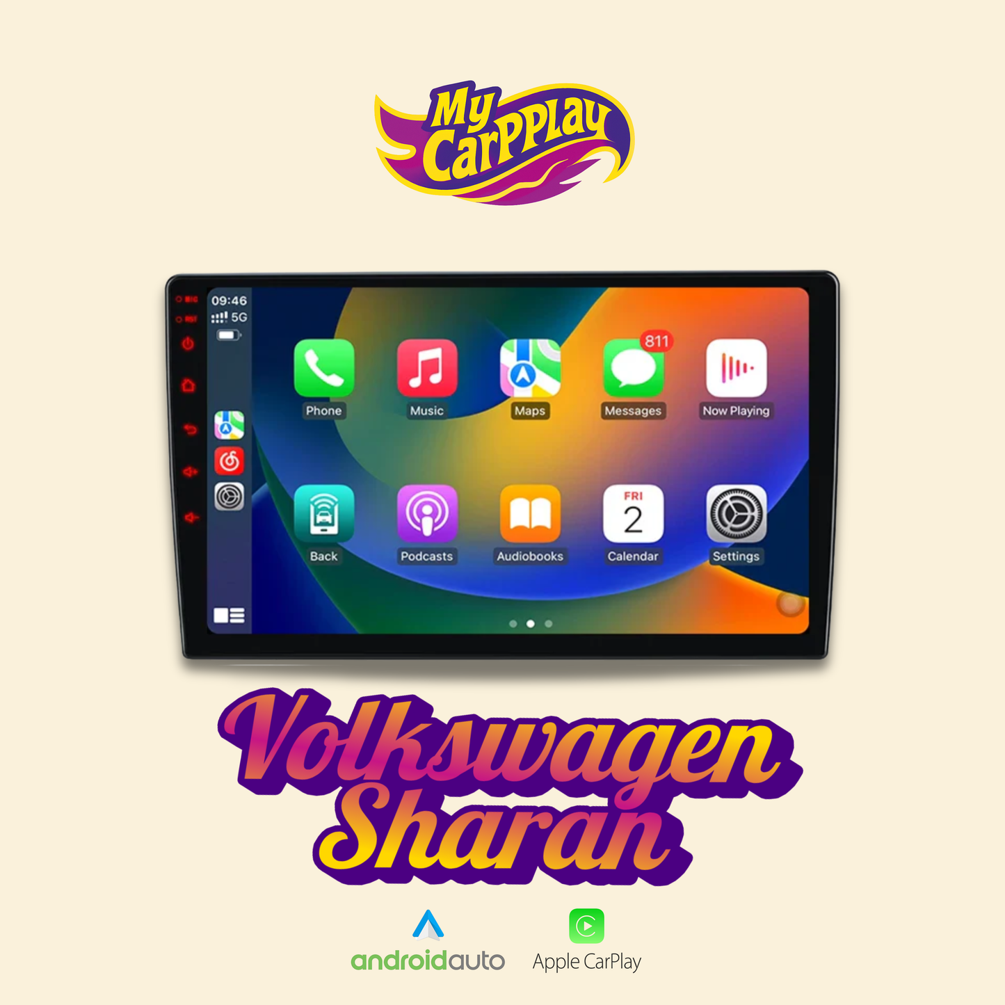 CarPlay Volkswagen Sharan 2012-2018