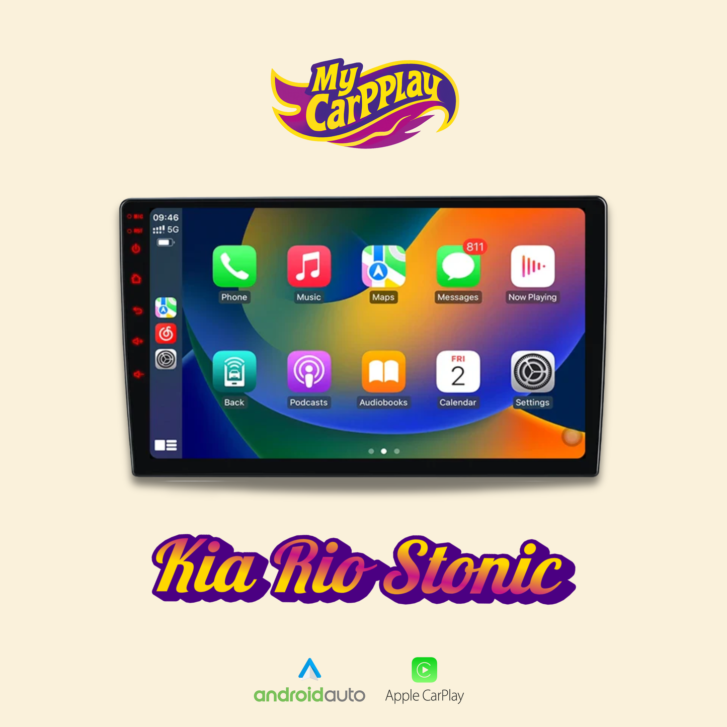 Carplay Kia Rio Stonic 2016-2022