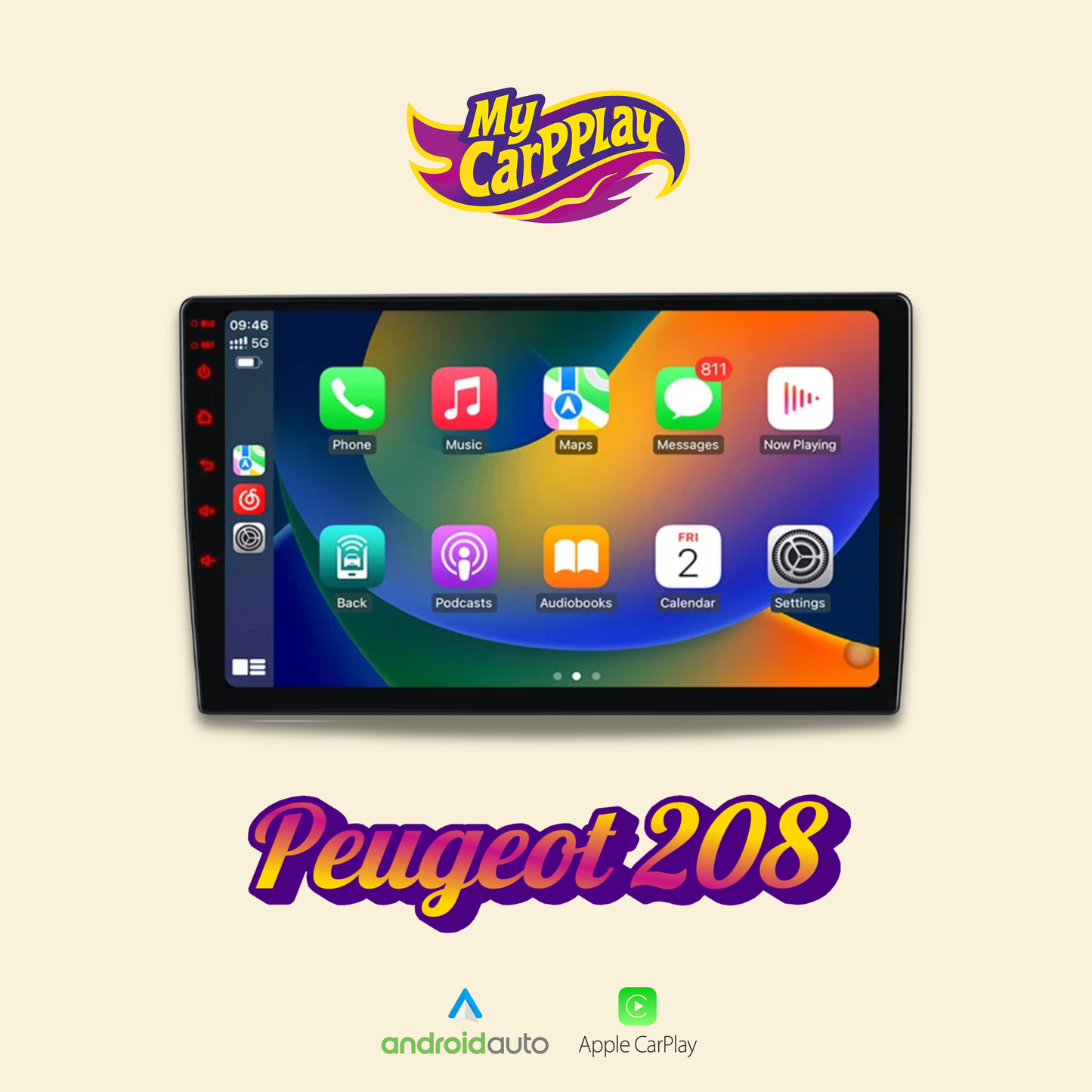 CarPlay Peugeot 208 2012-2018