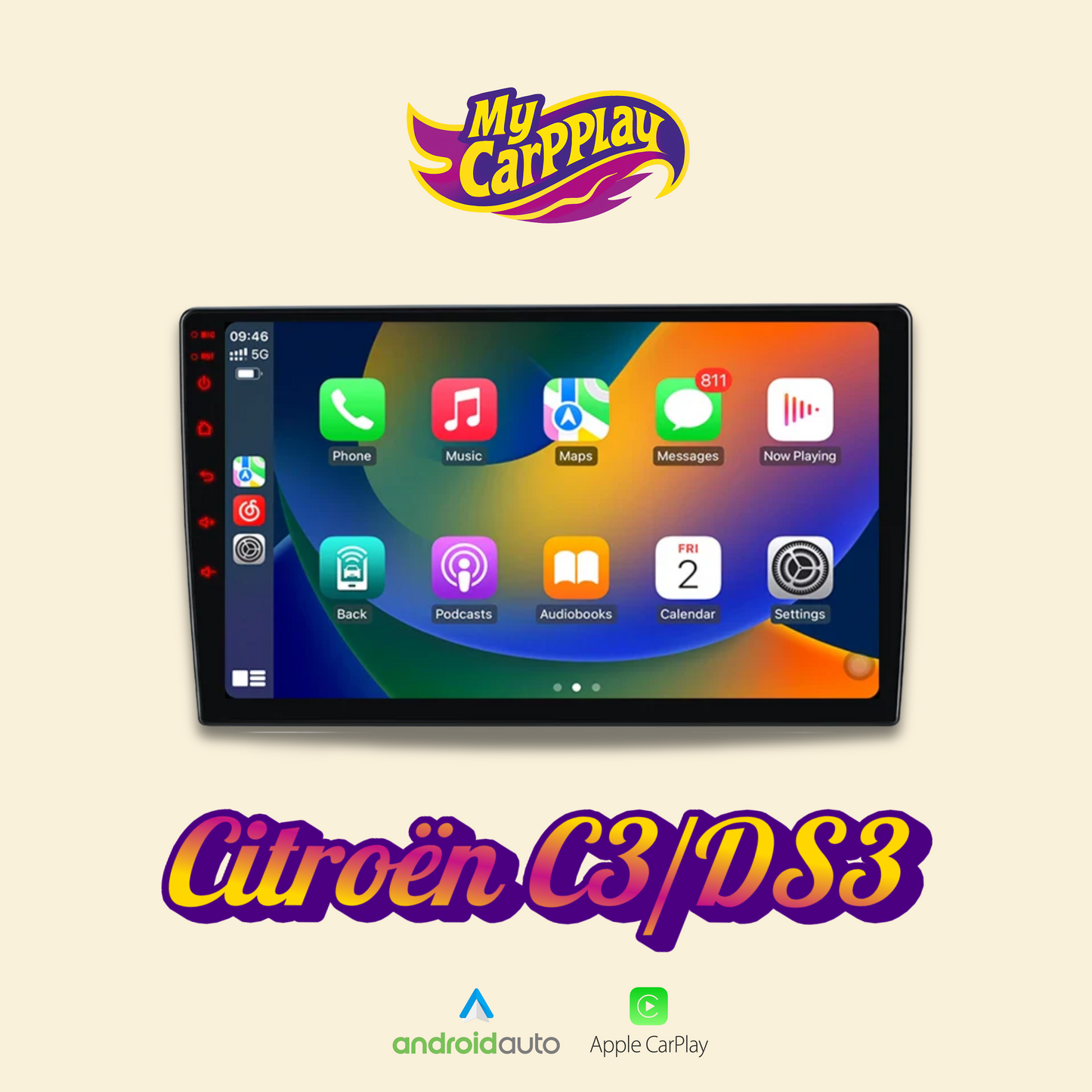 CarPlay Citroen C3/DS3 2010-2016