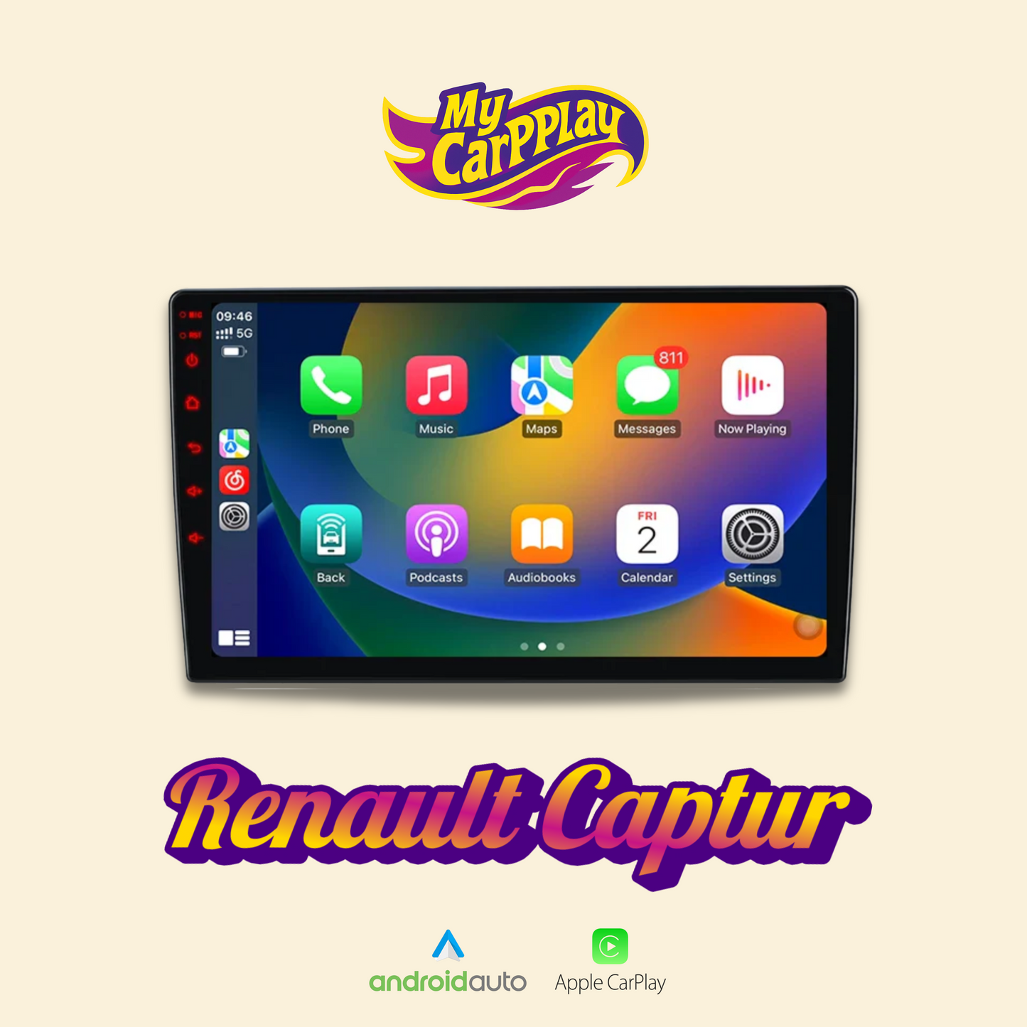 CarPlay Renault Captur 2011-2018
