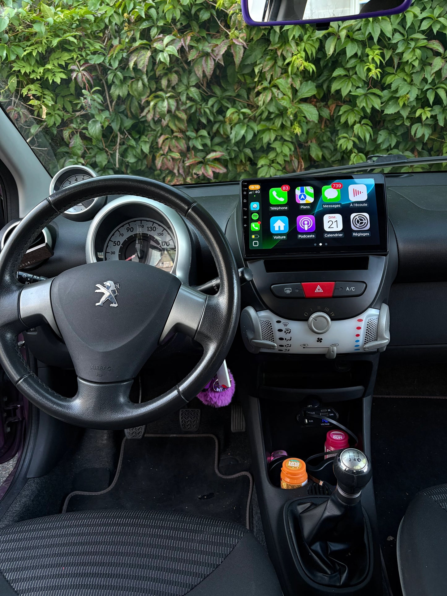 CarPlay Peugeot 107 2005-2014