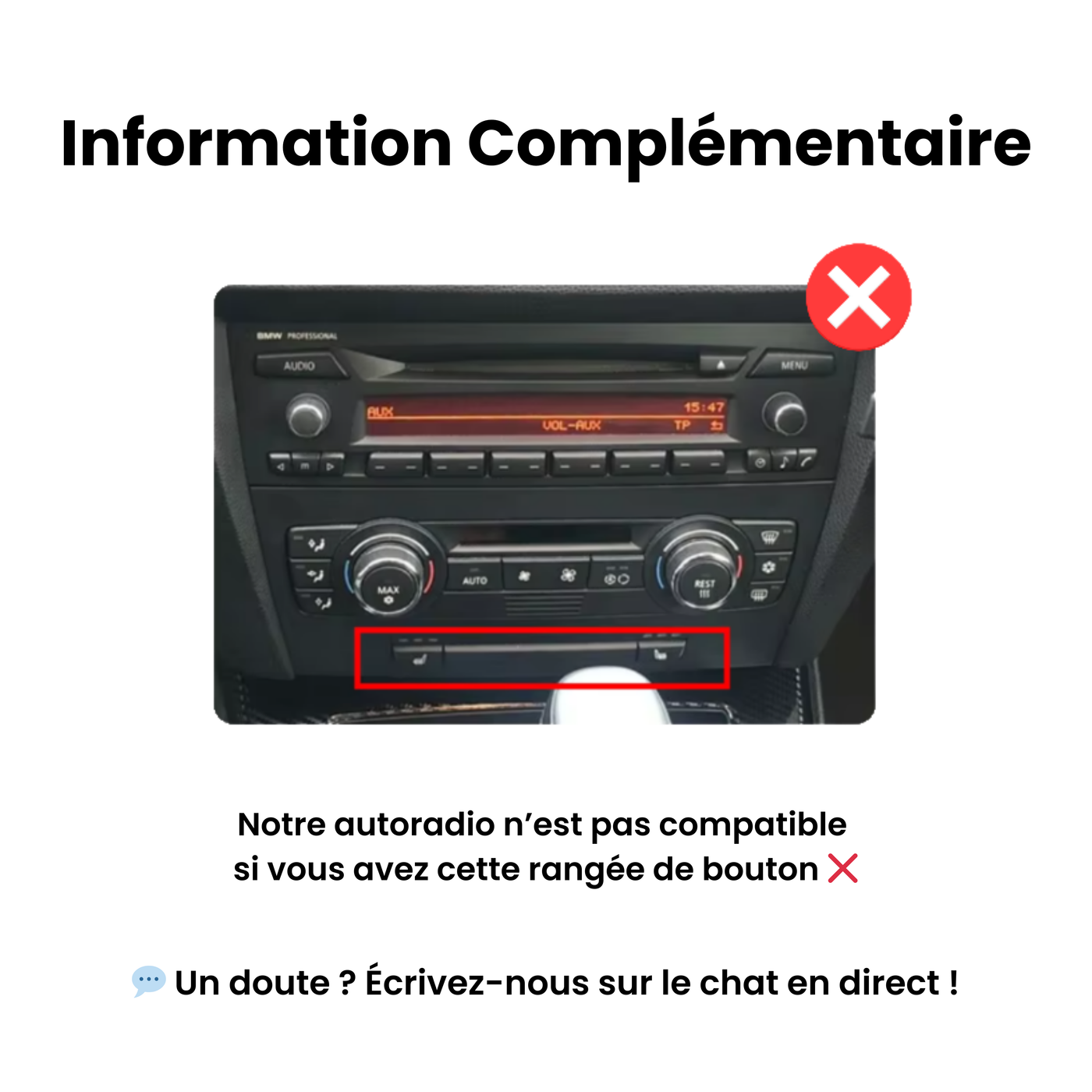 CarPlay BMW Série 3 E90/E91/E92/E93 (2005-2012) — image 2