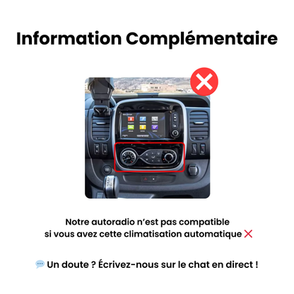 Information Complementaire CarPlay Renault Trafic 3