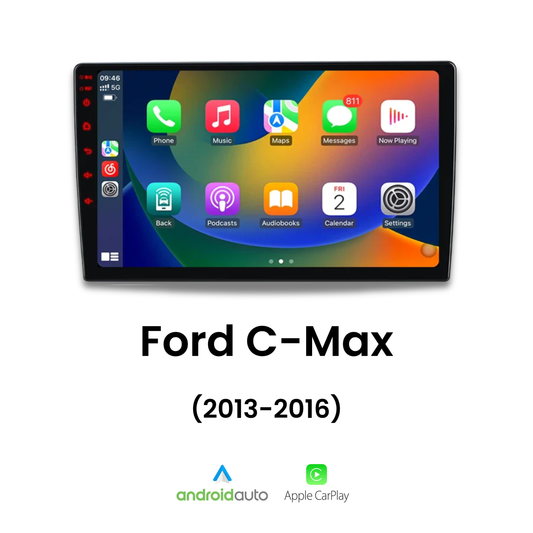 Écran CarPlay Ford c max intégré tableau de bord