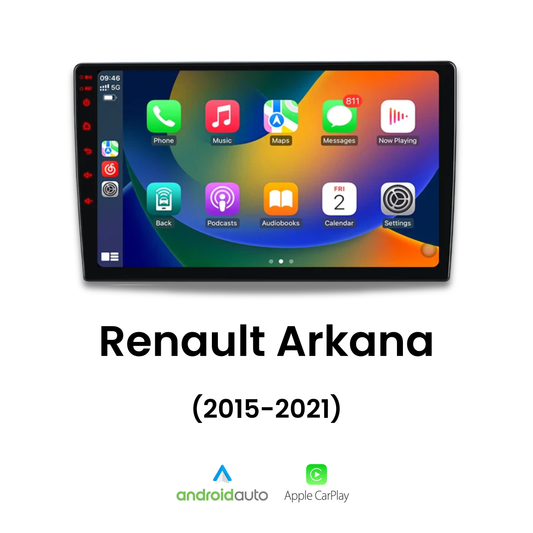 Écran CarPlay Renault Arkana intégré tableau de bord