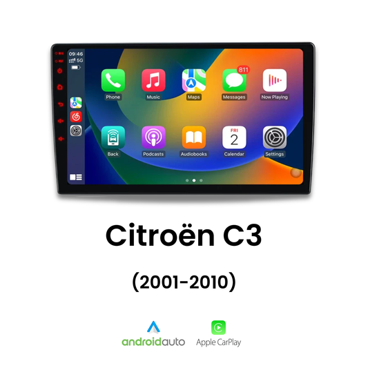 Écran CarPlay Citroen C3 intégré tableau de bord