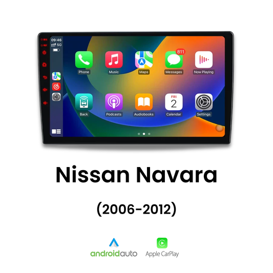 Écran CarPlay Nissan Navara intégré tableau de bord