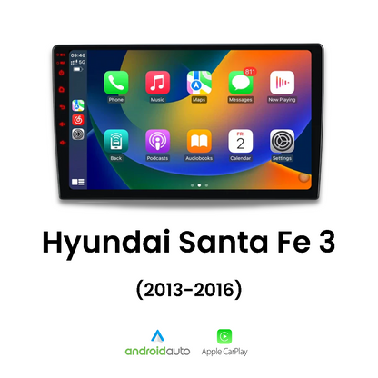 Écran CarPlay Hyundai Santa fe 3 intégré tableau de bord