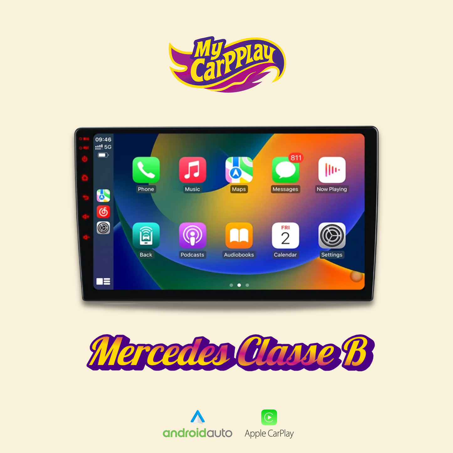 CarPlay Mercedes Classe B (Type 245)