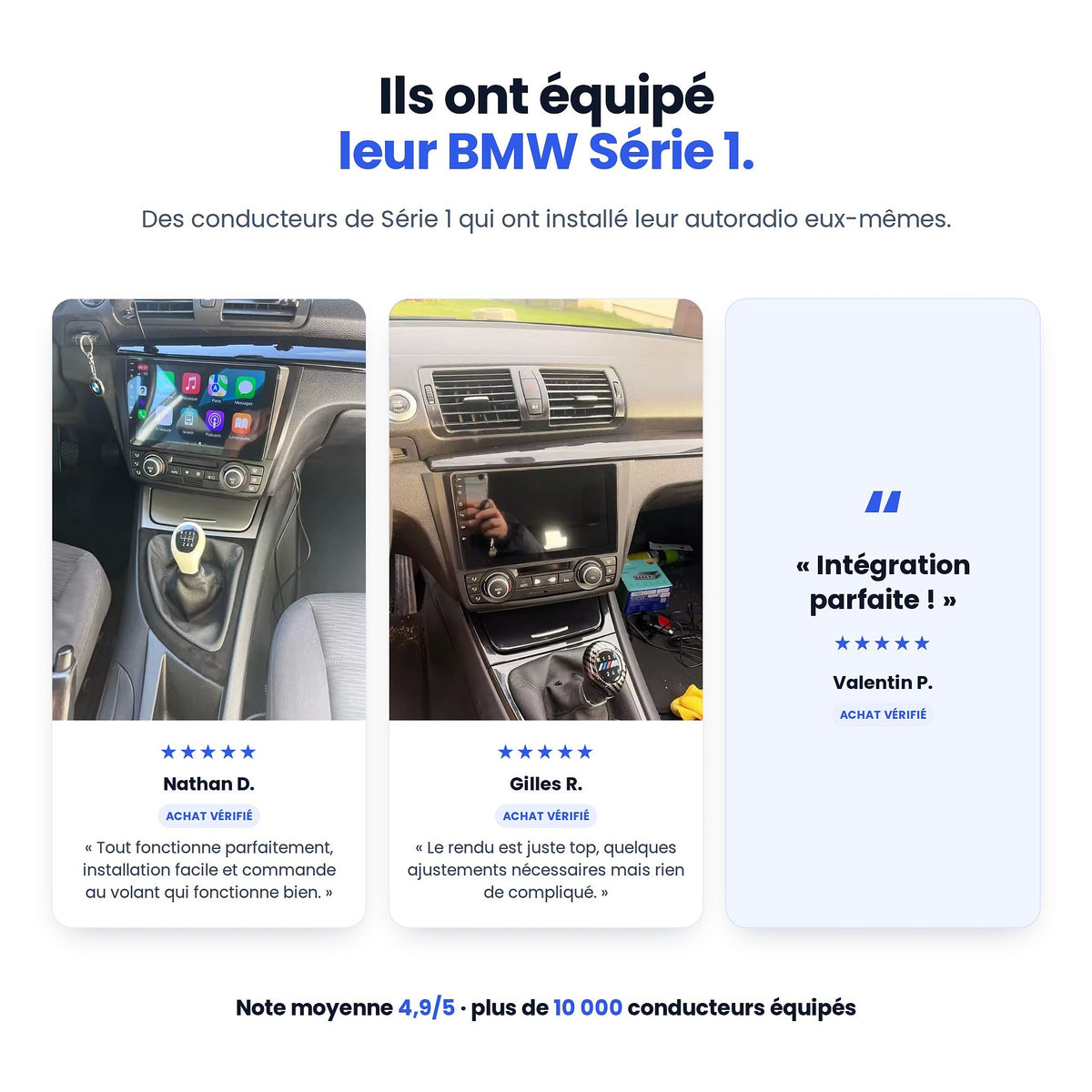 CarPlay BMW Série 1 E87/E81/E82/E88 (2004-2011) — image 8