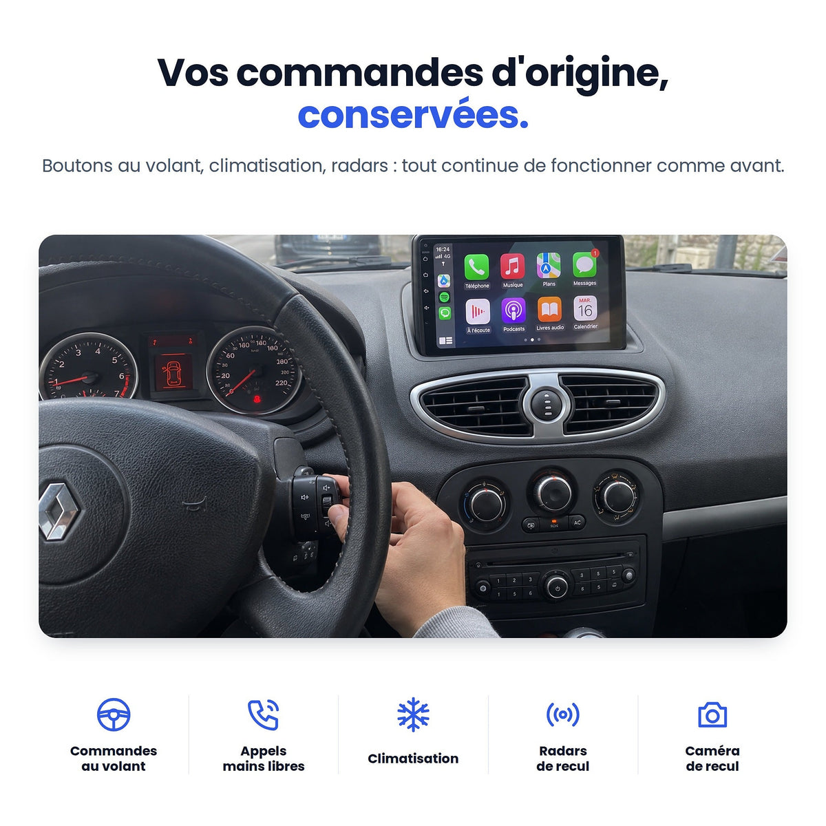 CarPlay Renault Clio 3 (2005-2014) — image 5
