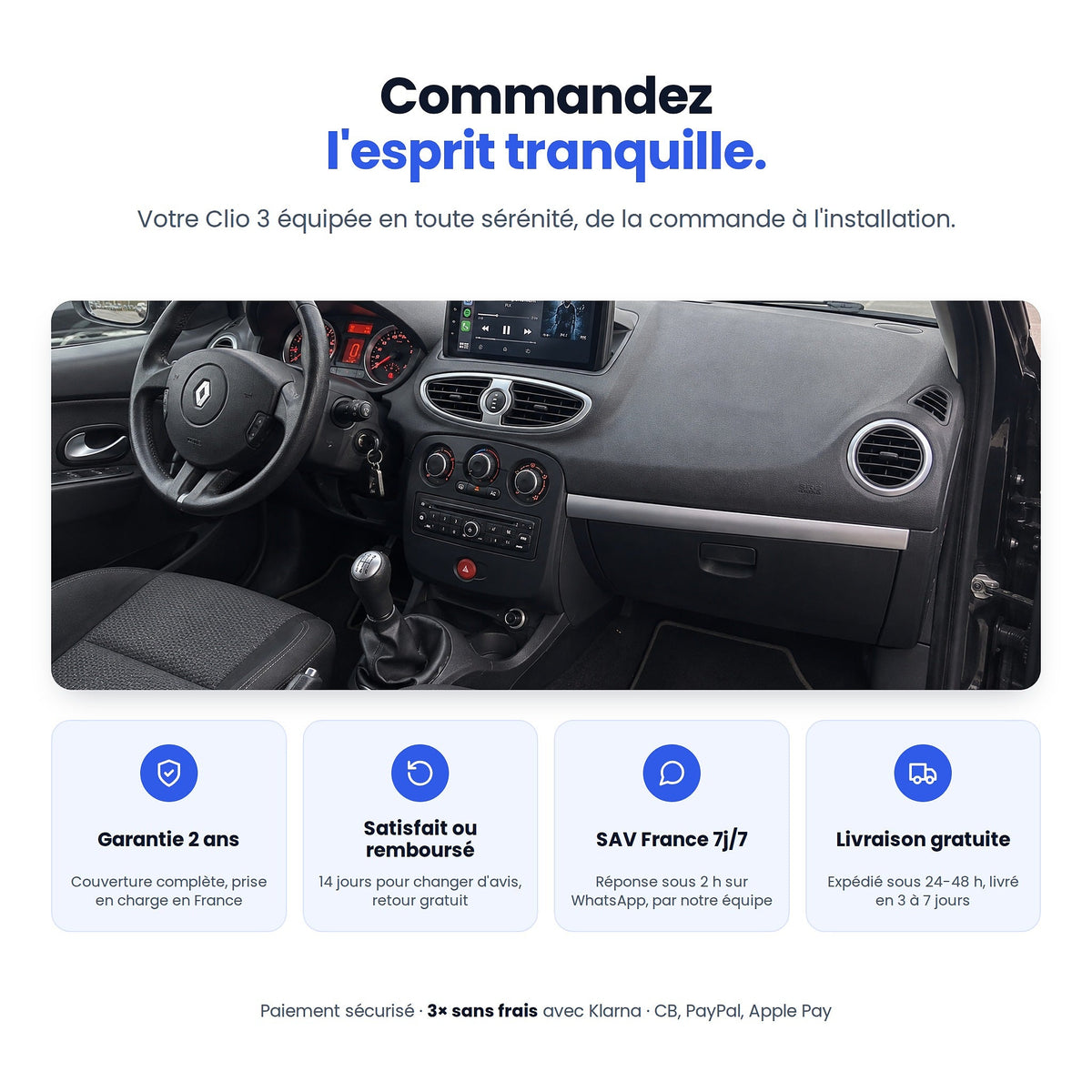 CarPlay Renault Clio 3 (2005-2014) — image 9