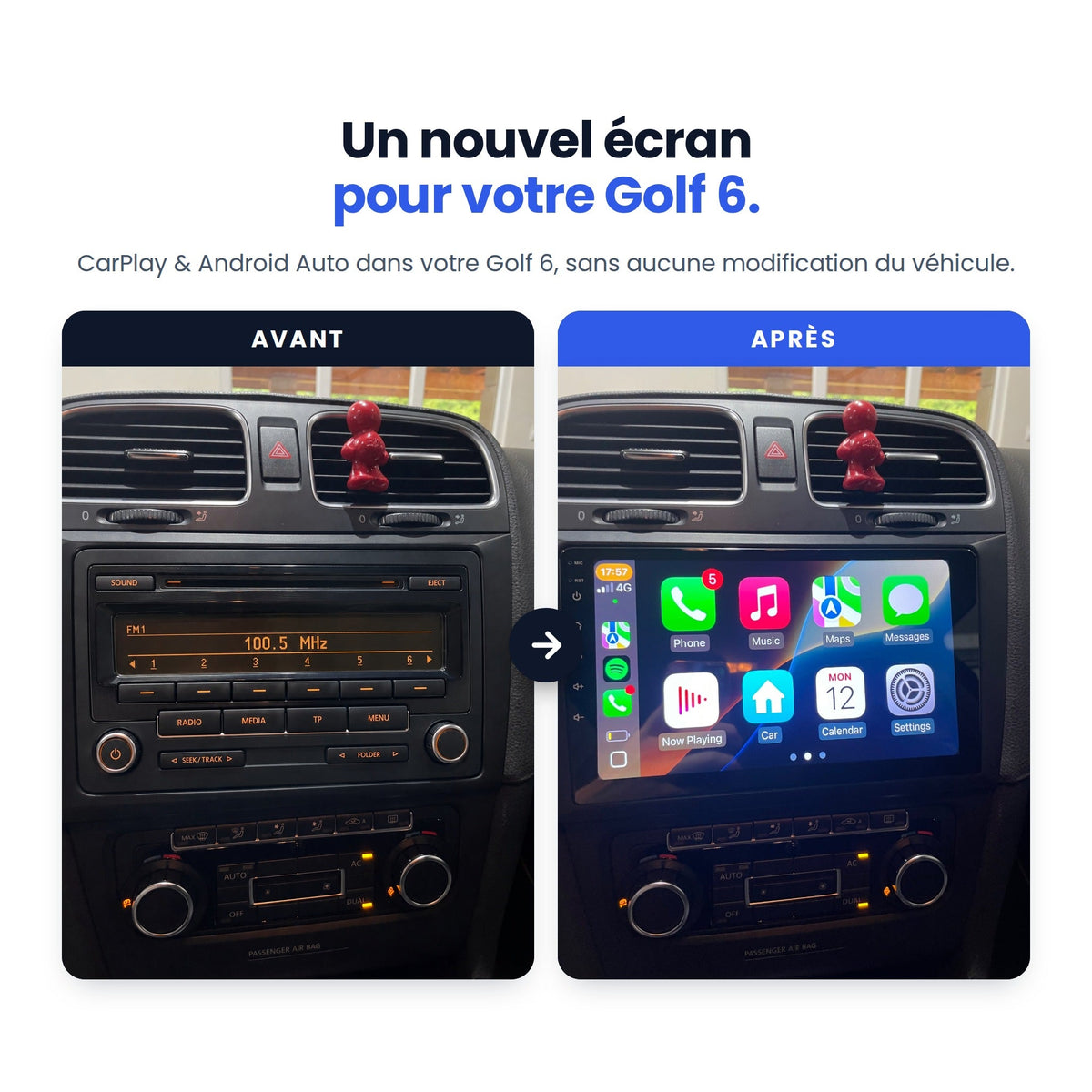 CarPlay Volkswagen Golf 6 (2008-2016) — image 2
