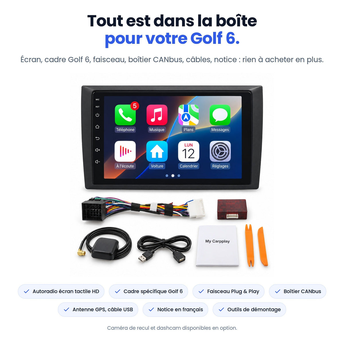 CarPlay Volkswagen Golf 6 (2008-2016) — image 7