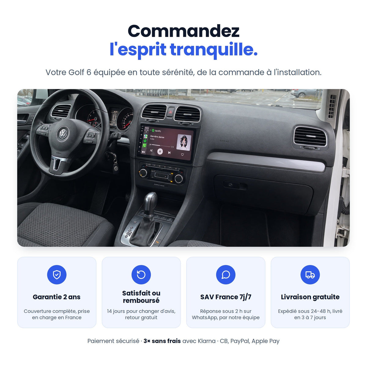 CarPlay Volkswagen Golf 6 (2008-2016) — image 9