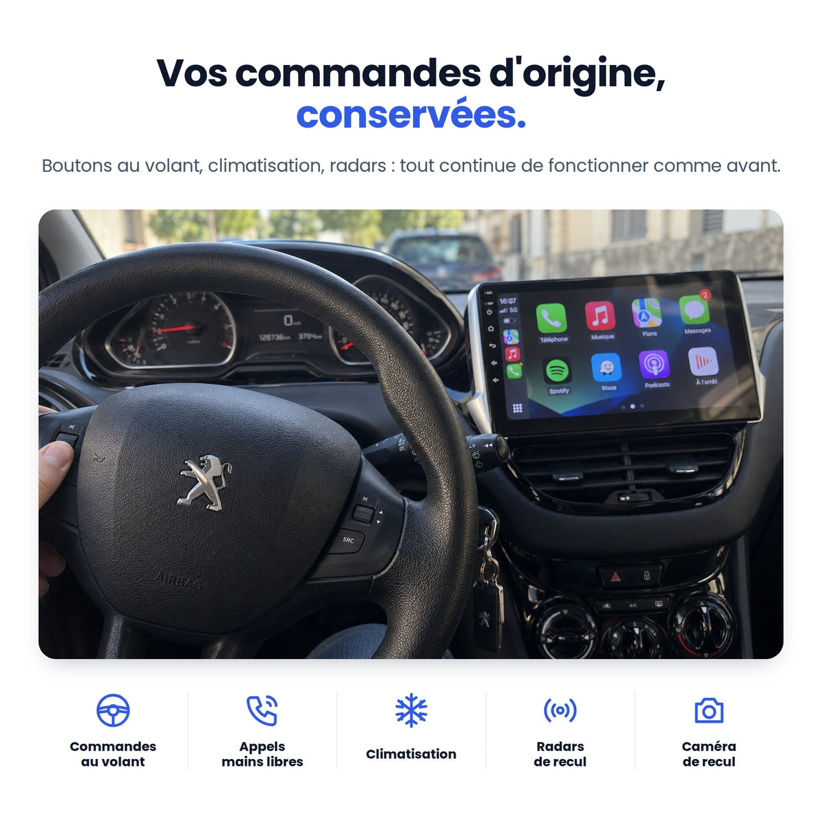 CarPlay Peugeot 208 (2012-2018) — image 5