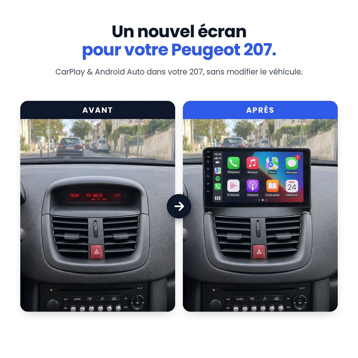 CarPlay Peugeot 207 (2006-2015) — image 2