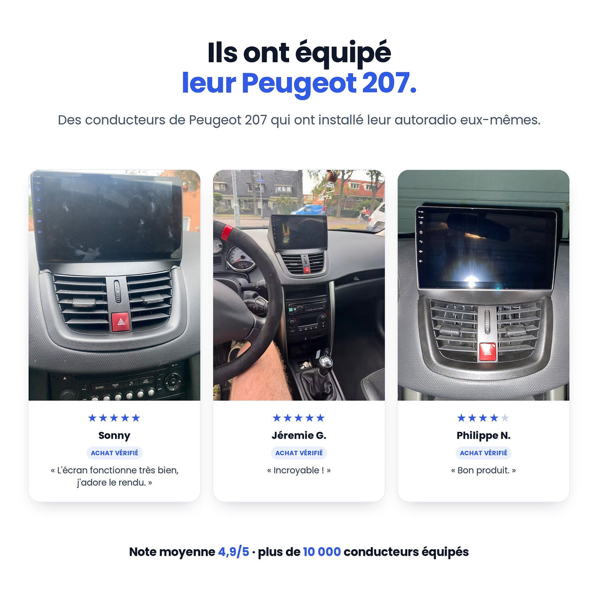 CarPlay Peugeot 207 (2006-2015) — image 8