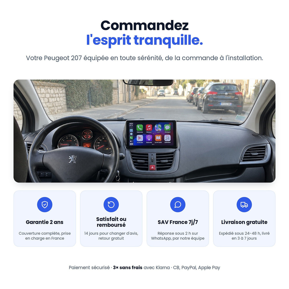 CarPlay Peugeot 207 (2006-2015) — image 9