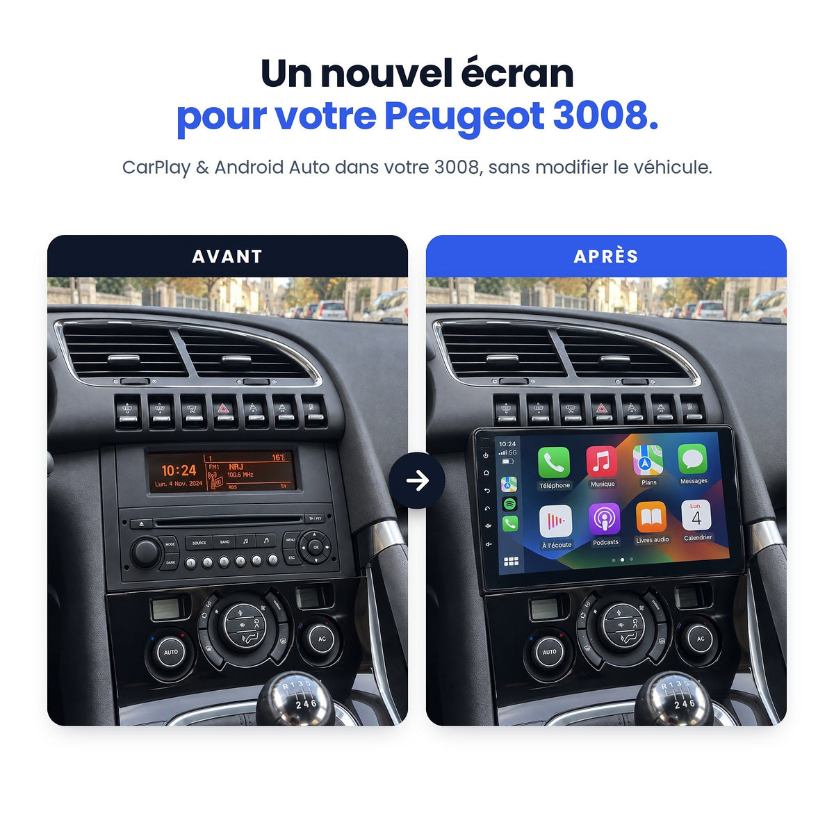 CarPlay Peugeot 3008 (2009-2015) — image 2