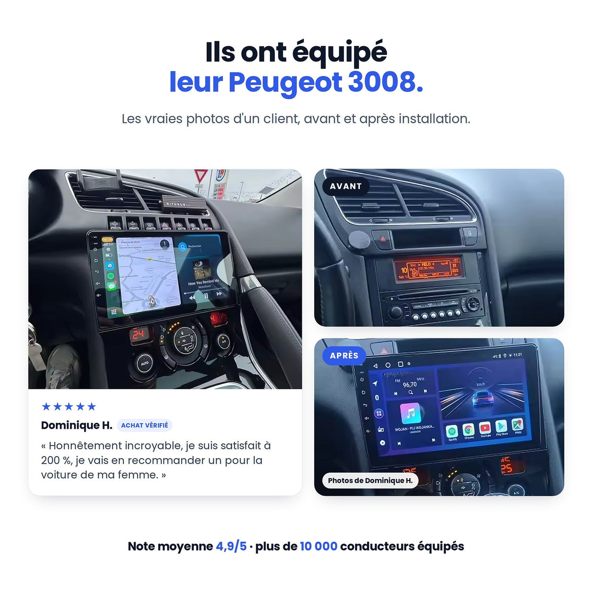 CarPlay Peugeot 3008 (2009-2015) — image 8