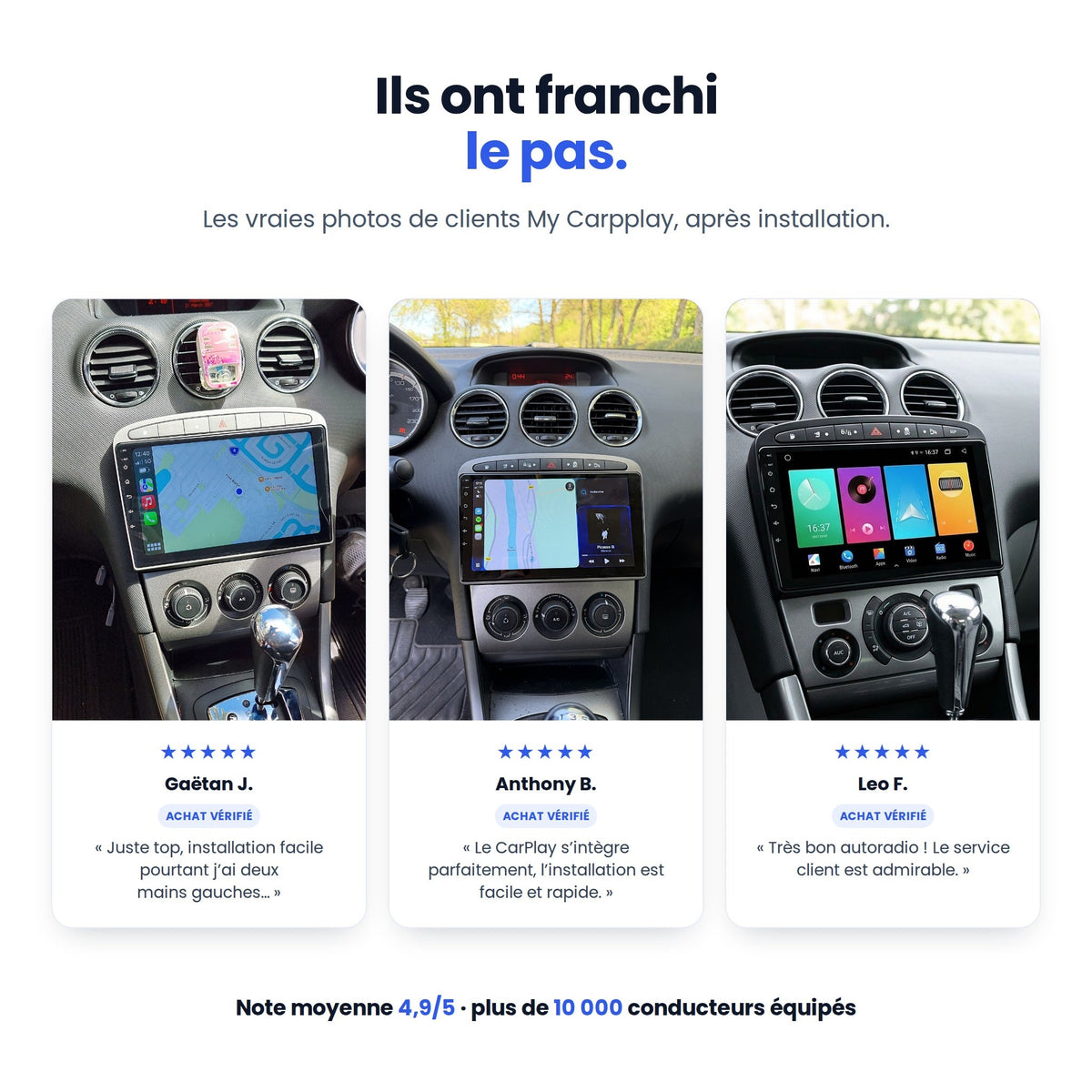 CarPlay Peugeot 308 / SW (2007-2015) — image 8