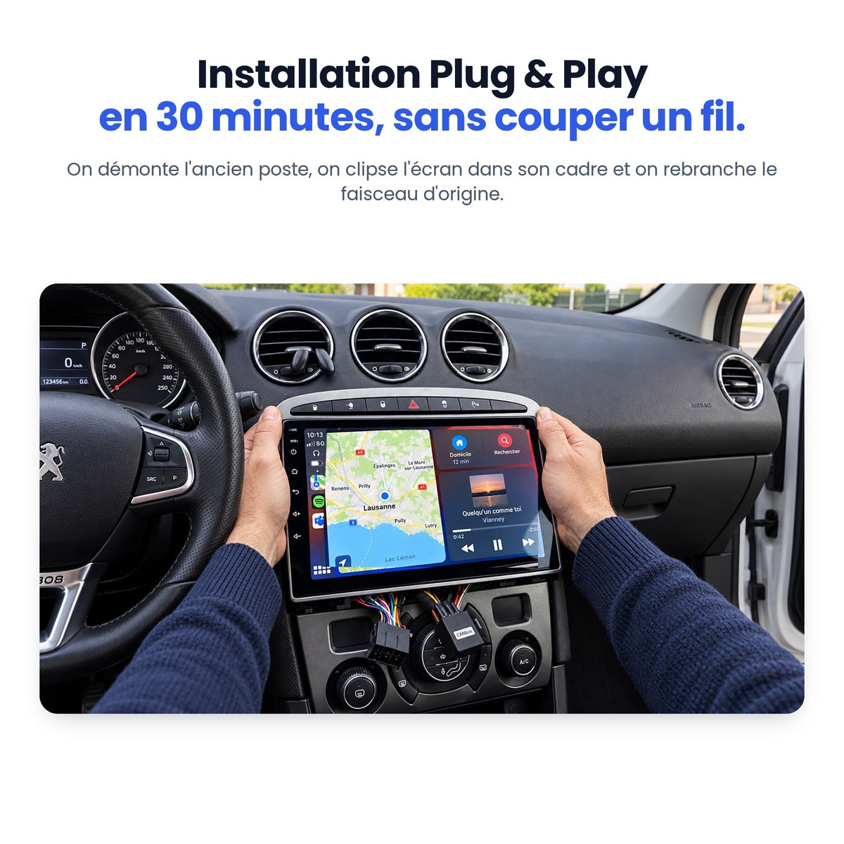 CarPlay Peugeot 308 / SW (2007-2015) — image 4