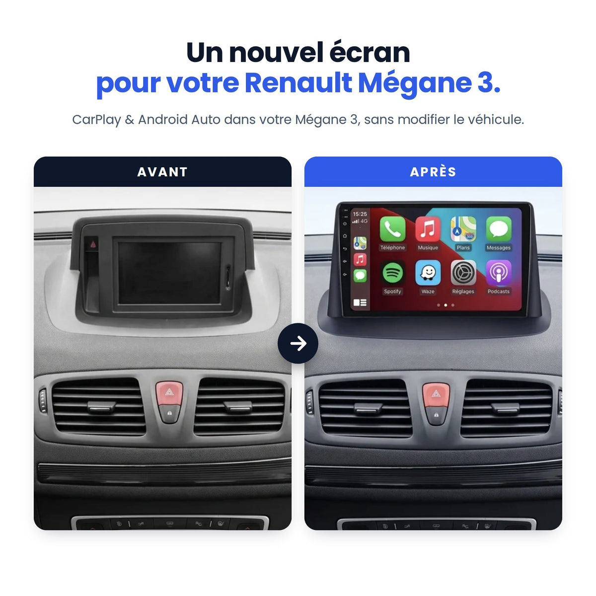 CarPlay Renault Mégane 3 (2008-2015) — image 2