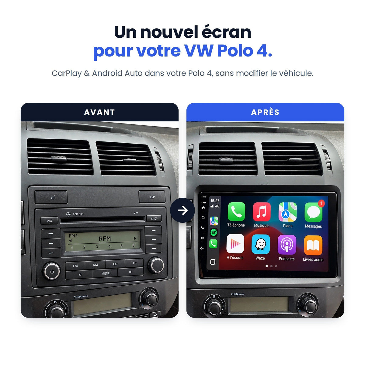 CarPlay Volkswagen Polo 4 (2005-2009) — image 2