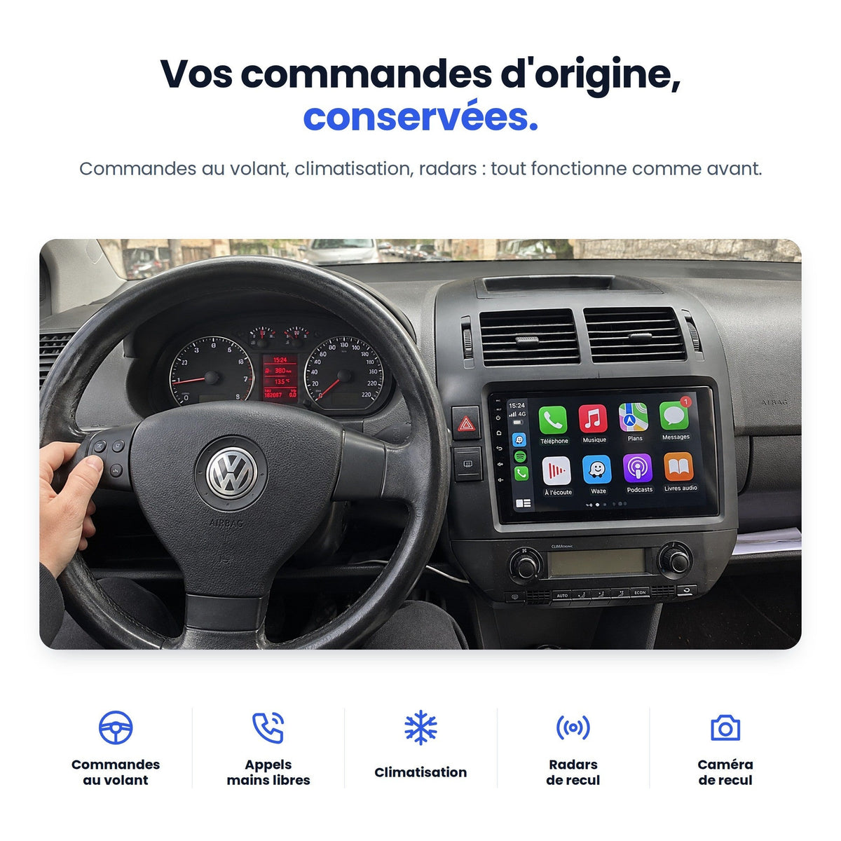 CarPlay Volkswagen Polo 4 (2005-2009) — image 5