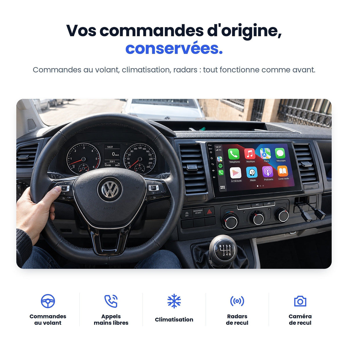 CarPlay Volkswagen Transporter T6 (2015-2021) — image 5